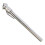 Tire Pressure Gauge Pencil Rotatable Silver PSI 1