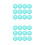 24Pcs Green Bbq Plate Holder Reusable Picnic Tableware 8