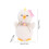Easter Chick Hanging Ornament White Polyester 4.72x3.14x2 in 3