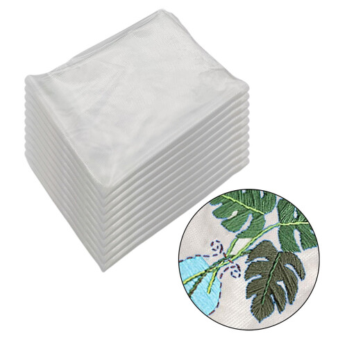 Fabric Transfer Paper Water Soluble Embroidery Stabilizer Topping 10 Sheets 2