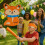 Fox Piñata Set with Bat and Mask for Parties 2
