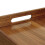 Plateau de service en bois d'acacia avec poignées - Durable et élégant 5