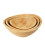 Ensaladera ovalada de bambú - Natural, fácil de limpiar 4