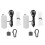 6Sets Compacte Aquarium Air Pump Zwart USB Tank Aerator 4
