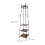 Appendiabiti con 8 ganci e 4 ripiani, 180 cm 3