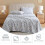 Σετ σεντόνια φανέλας από βαμβάκι True North Cotton Cozy Pine Trees Cal 4