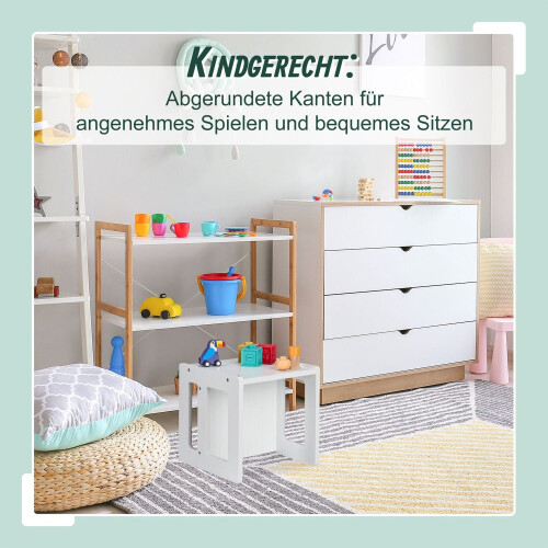 Wendbare Kinderhocker, 2er-Set, höhenverstellbar 2