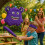 Monster Piñata Set with Bat and Mask for Kids 2