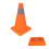 Reflective Foldable Safety Cones, Set of 4, Outdoor Use 4