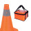 Reflective Foldable Safety Cones, Set of 4, Outdoor Use 6