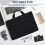 Bolsa de ombro multifuncional e impermeável para laptop de 15,6 polegadas. 8