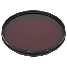 Heat-Absorbing Filter for Infrared Photography, Rotating Design with530nm to750nm Adjustable Range, Variable Wavelength Filter with Knurled Edge