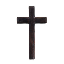 Spiritual Keepsake Cross, Hand Crafted Wooden Wall Decor by Skilled Artisans, High Quality Wood Religious Symbol for Home Church Office, Rustic