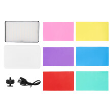 Rechargeable Portable Light with Long-Lasting Power, Portable Selfie Light with RGB Light and High CRI, Customizable Illumination with Adjustable