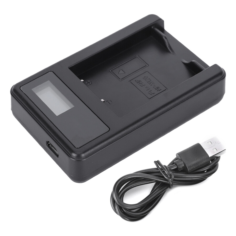 Over-Charging Protection Lcd Usb Charger For Fuji Np-W126, Smart Circuit Design With Portable Design And Short-Circuit Protection, Charging Status 9557311642685