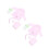 2Sets Pink Newborn Bathrobe Plush Infant Photography Prop Comfortable 7