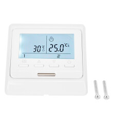Niederspannungsthermostat für Gaskamine, digitaler Thermostat mit LCD-Display, programmierbar, einfach zu bedienen, Kindersicherung