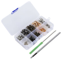 Anti-Proof Sturdy Leather Rivets Brass DIY HandMade Crafts Accessories Color-Lasting Installation Tools Included Metal Button Snaps Complete Rivet