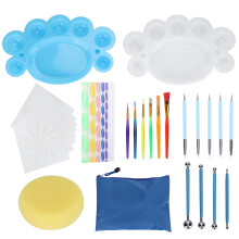 Reusable Tools For Mandala Art High Quality Dotting Set Lightweight Design Easy To Use Zipper Storage Bag DIY Art Projects Mandala Painting Tools