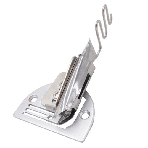 2Pcs Silver Stainless Steel Sewing Edging Device Binding Attachment 2