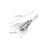 2Pcs Silver Stainless Steel Sewing Edging Device Binding Attachment 10