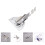 2Pcs Silver Stainless Steel Sewing Edging Device Binding Attachment 11