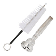 High Quality Brass Trumpet Mouthpiece3C For Students And Pros, Wear Resistant Silver Plated Design With Smooth Surface, Comfortable Touch Feeling