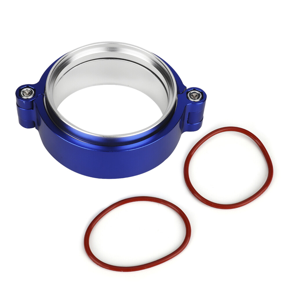 Anodized V Band Clamp, Universal Flange Intake Intercooler Pipe Clamp For Performance Exhaust, Stainless Steel Quick Release Design For Turbo 9083649501627