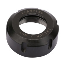 Clamping Nuts for Fixed Lathes, Not Easy to Deform CNC Milling Chuck Dynamic Balancing Nut Premium Carbon Steel Alloy, Anti-Rust High-Quality