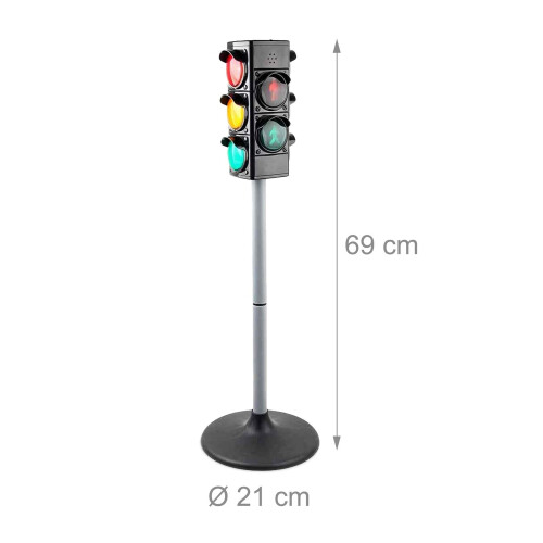 Semáforo de brinquedo com luz e som para crianças 2