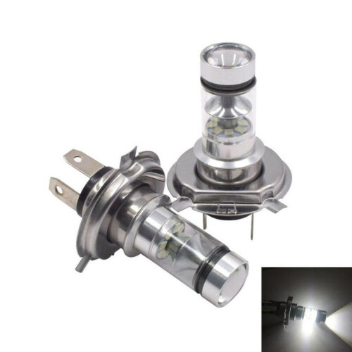 2 τεμάχια H4 9003HB2 1800LM LED φώτα ομίχλης οδήγησης, κιτ προβολέων DRL, λαμπτήρες 8000K λευκοί 1