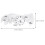 Raindrops Wall Clock Home Hanging Clock Silver 1 Set 2