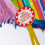 Birthday Piñata Set with Bat and Mask 6
