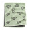 Easter towel brown pattern with bunny carrot flower design 2