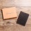 Full Grain Leather Passport Holder Bifold 2 pcs Dark Brown 6