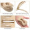 Επίπεδα κλιπ μαλλιών για γυναίκες, κλιπ Lay Flat Claw, κλιπ μαλλιών ματ στήριξης στο 4