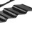 Supporto in plastica con 4 scomparti, nero, 7x18cm 4