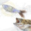 Blank Baits2Segments Glide Bait Τεχνητό Δόλωμα Αλιείας με Μαλακή Ουρά, Αξεσουάρ Αλιείας για 5