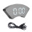 Modern Simple Design LED Mirror Alarm Clock USB Powered Multifunctional Electronic Clock Simple Compact Design With Alarm Clock Function And 4