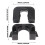 Cache-bagages arrière avec clip de fixation pour Ford Focus MK3/MK4/Fiesta 4