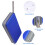 2Pièces Boîtier Cd Plastique 80 Emplacements Zipper Protection 2