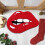 Χαλί δαπέδου Red Lips για την ημέρα του Αγίου Βαλεντίνου - Αντιολισθητικό, εύκολο στο 2