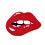Χαλί δαπέδου Red Lips για την ημέρα του Αγίου Βαλεντίνου - Αντιολισθητικό, εύκολο στο 3