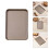 Large Rectangular Nonstick Cookie Sheet Tray For Baking Cakes Oven Safe Carbon Steel Construction Even Heat Distribution 2