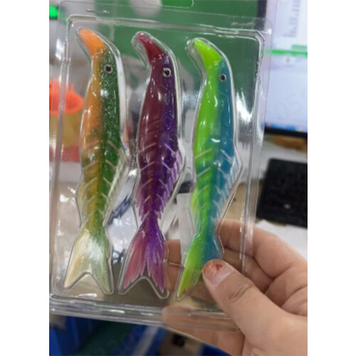 Mino Fish Soft Bait Scissors Tail 12pcs 2