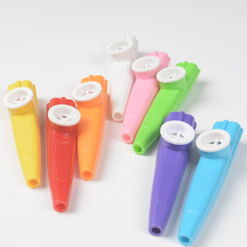 Music Instruments Kazoos Guitar Assorted Color 10Pcs 2