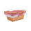 Wicker Bread Basket for Serving and Storage Rectangular Willow Basket with Smooth Surface 2