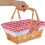 Wicker Bread Basket for Serving and Storage Rectangular Willow Basket with Smooth Surface 6
