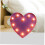 Χαριτωμένο Νυχτερινό Φωτάκι LED με Καρδιά Love Pink ABS1Set Ρομαντική Διακόσμηση Δωματίου 8