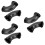 6Pièces Accessoire Port Haut-Parleur Noir Durable Pour 6